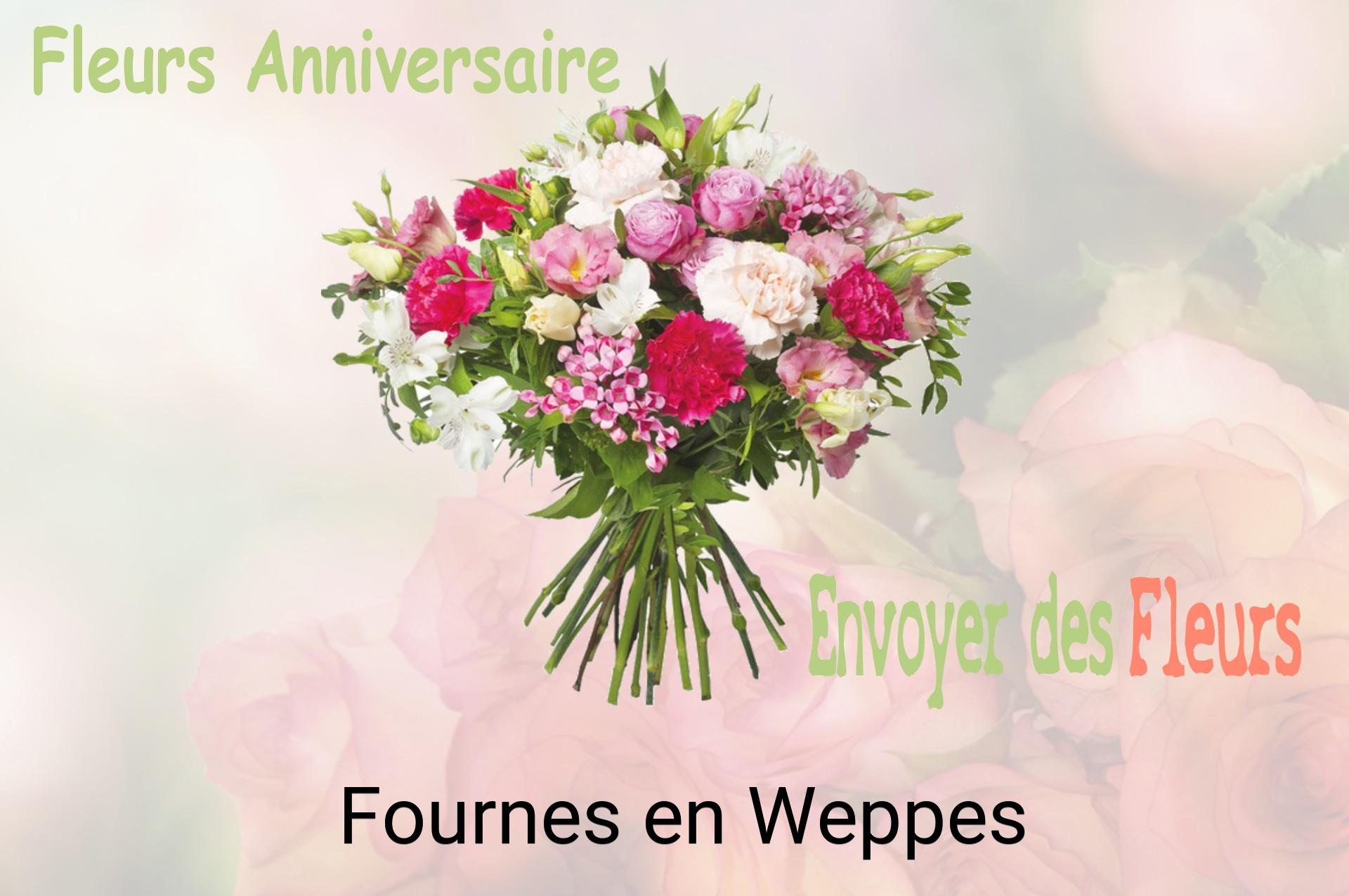 Bouquet de fleurs d’anniversaire livré à Fournes-en-Weppes