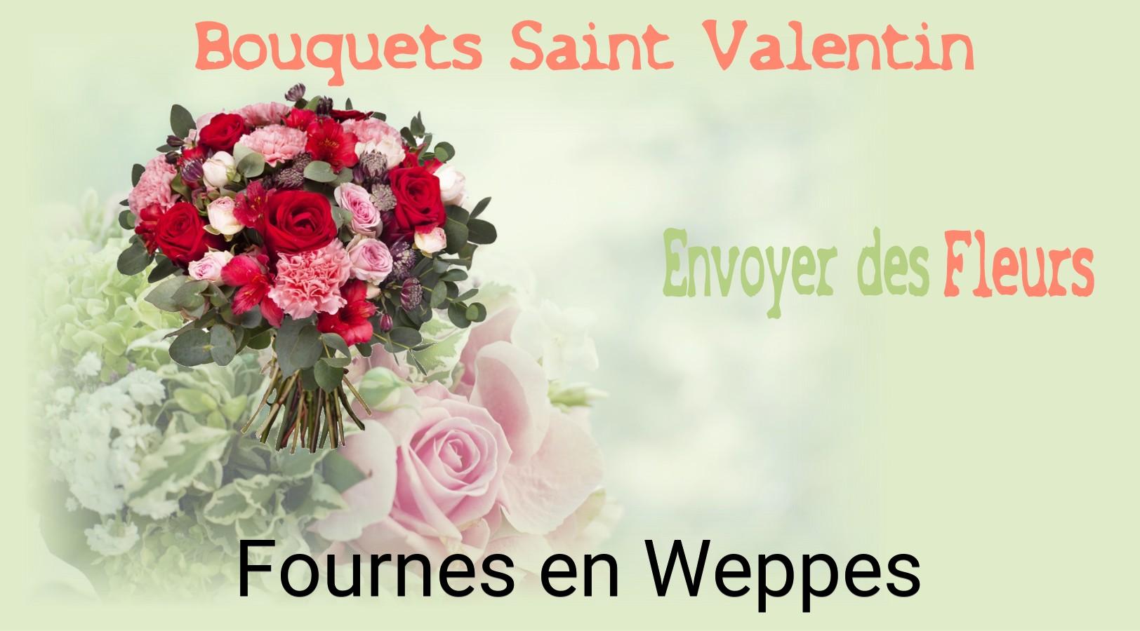 Roses de Saint-Valentin livrées à Fournes-en-Weppes